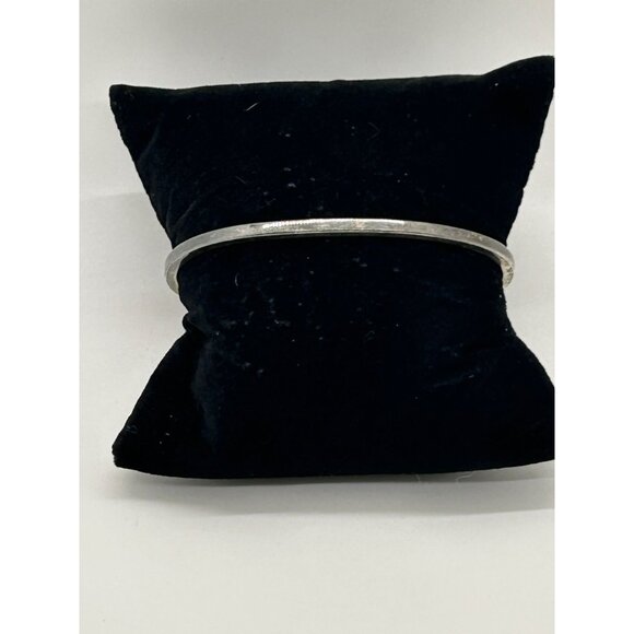 Vintage Taxco MX Silver-Tone & Abalone Inlay Cuff Bracelet Size 6.5 - Picture 6 of 9